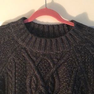 A&F thick cable-knit sweater